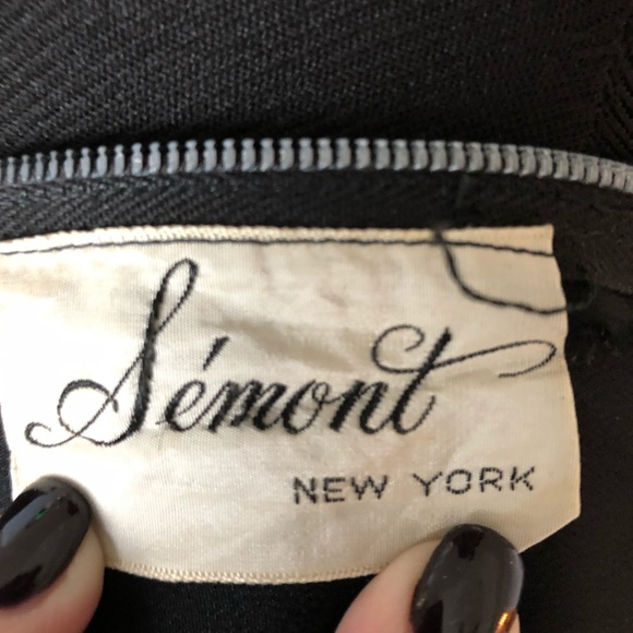 1950s Vintage Silk Cocktail Dress, Semont New York - Picture 4 of 4